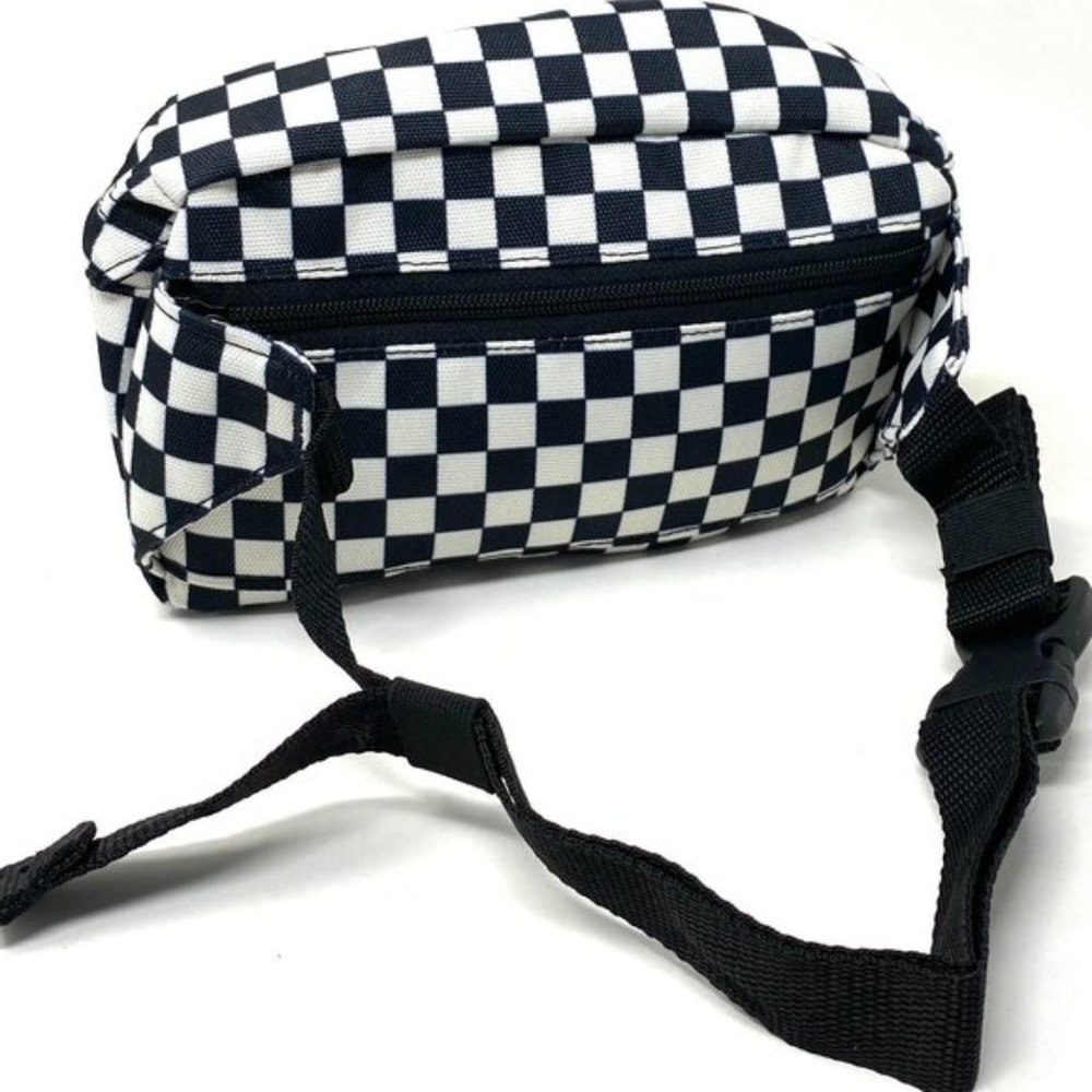 VANS Street Ready Waist Pack Fanny Belt Bag White Black Women's VN0A3WKDP2T